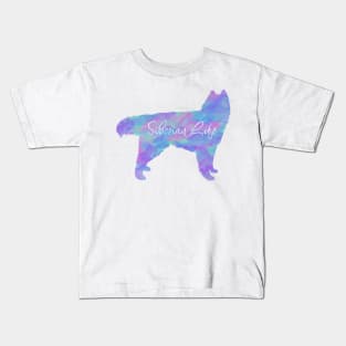 Siberian Life in Pastel Rainbow Kids T-Shirt